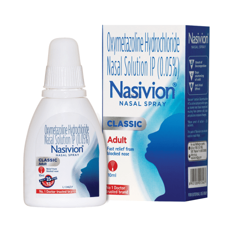 Nasivion classic adult 0.05% nasal spray