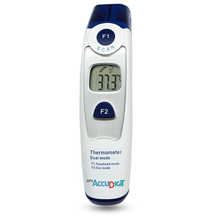 Bpl accu digital dual mode infrared non contact digital thermometer