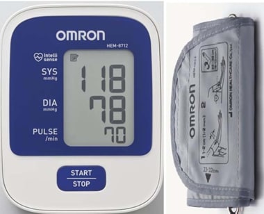 Omron hem-8712 bp monitor